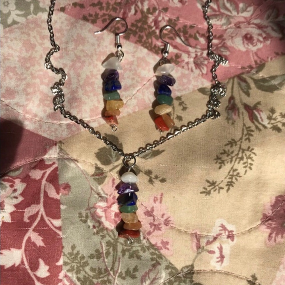 New Chakra Gemstone Jewelry Set